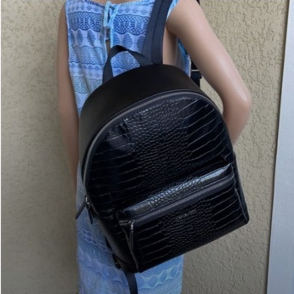 Michael Kors Cooper Men`s Backpack Black - Picture 3 of 16